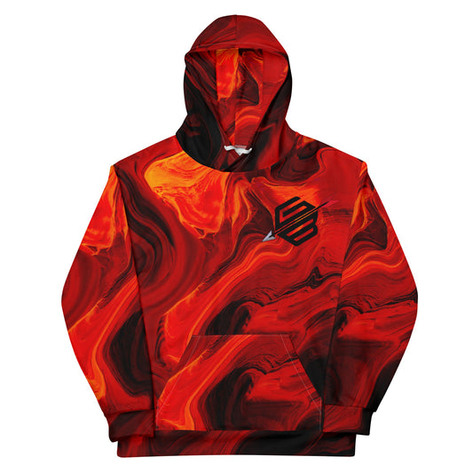 Lava Red Enthroned Hoodie