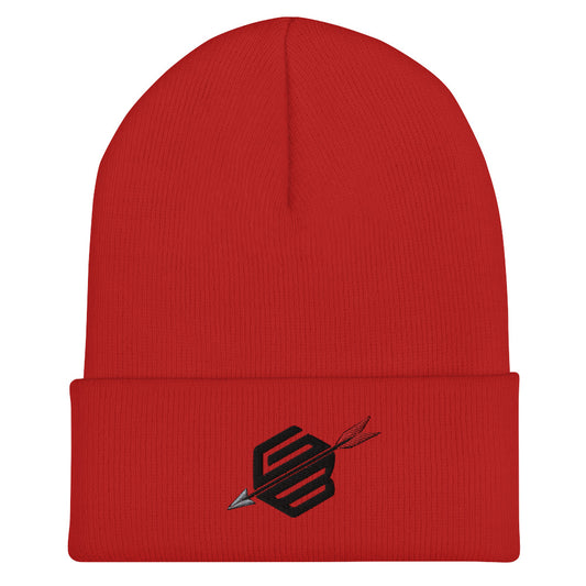 Red Enthroned Winter Beanie