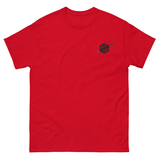 Red Enthroned Embroidered Front Logo